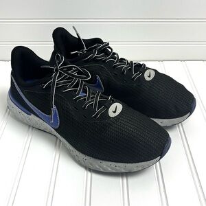 Nike Men’s Revolution 5 Black/Astronomy Blue-Gray Fog Running Shoes Size 10